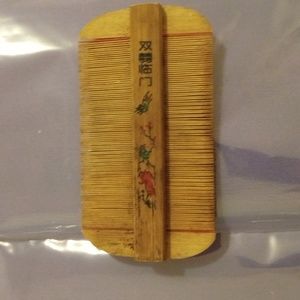 Bamboo comb finetooth